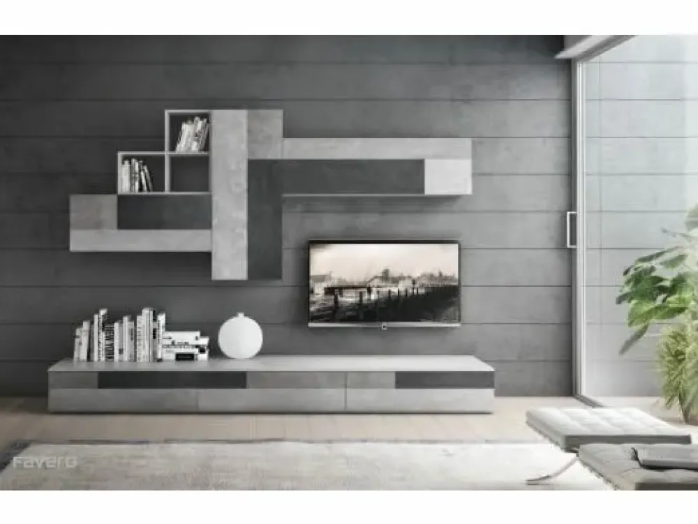 Parete attrezzata Composizione 5cento - 3rf 1090^Favero Online