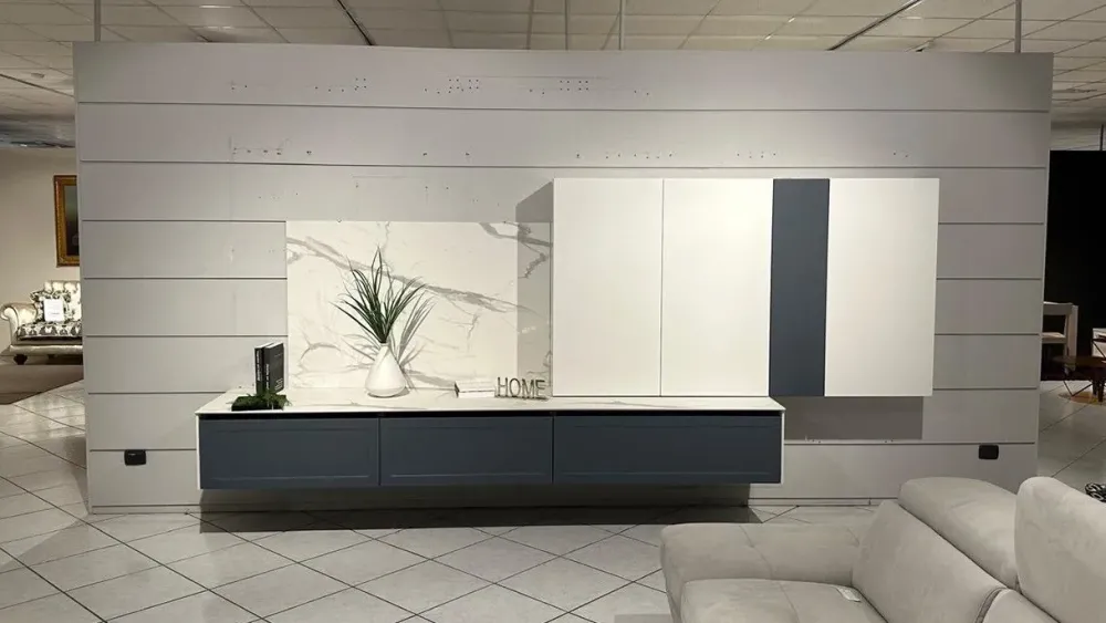 Parete attrezzata Gaia living in stile moderna a prezzo scontato^Mobilturi Clearance