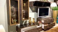 Spar Parete attrezzata Gold di in OFFERTA OUTLET- Pareti Attrezzate