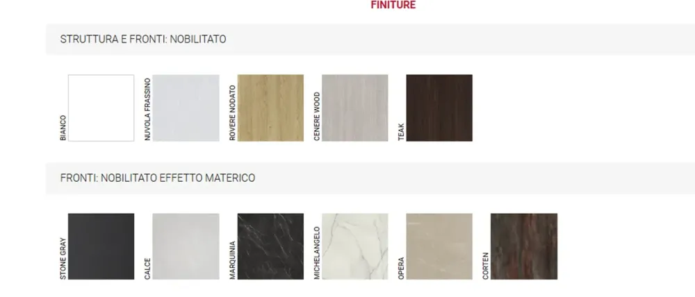 Parete attrezzata Gsg725 di scontata del 50%^Giessegi Best