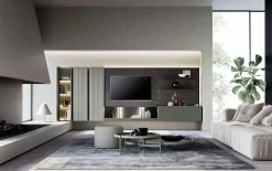 Mobilgam Parete attrezzata Horizon 00 di in OFFERTA OUTLET- Pareti Attrezzate