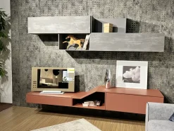 Mab Parete attrezzata Idea in stile moderna a prezzo scontato- Pareti Attrezzate