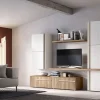 Gierre Mobili Parete attrezzata in laccato opaco stile design Abaco- Soggiorni Completi