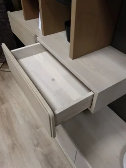 Cantiero Parete attrezzata in legno stile moderno Am 1000- Soggiorni Completi