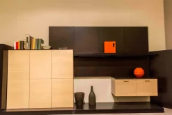 Collezione esclusiva Parete attrezzata in legno stile moderno Design As home- Soggiorni Completi