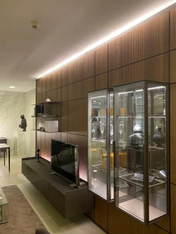 Parete attrezzata in stile design Modulor di in Offerta Outlet^Rimadesio Outlet