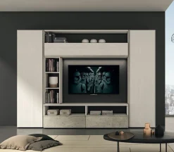 Hot Parete attrezzata in stile moderno Lions linea velvet 10 di a prezzo Outlet Pareti Attrezzate