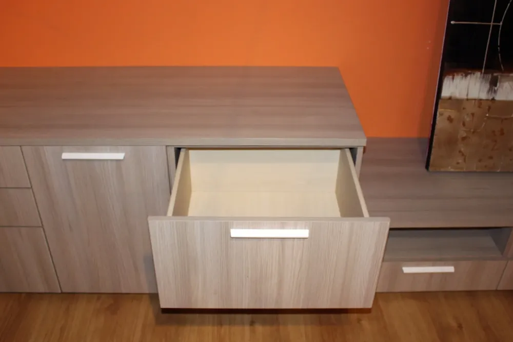 Parete attrezzata in stile moderno Colombini in laminato materico Offerta Outlet^Colombini Casa Best