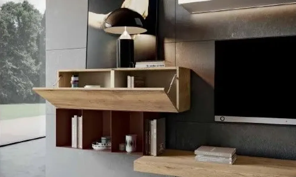 Imab Parete attrezzata in stile design Mito 5.0 di a prezzo Outlet- Pareti Attrezzate