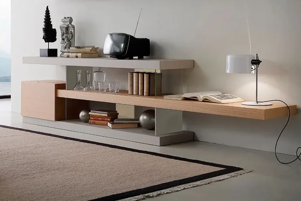 Forme’s Parete attrezzata in stile design F2/ zi line di a prezzo Outlet- Pareti Attrezzate