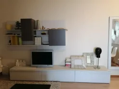 Alf Da Fre Parete attrezzata in stile moderno mobile di Alf in laccato opaco Offerta Outlet- Pareti Attrezzate