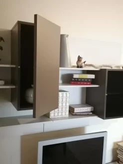 Alf Da Fre Parete attrezzata in stile moderno mobile di Alf in laccato opaco Offerta Outlet- Pareti Attrezzate