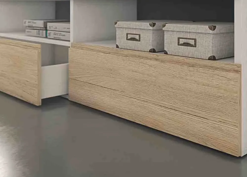 Best Parete attrezzata in stile moderno Cube s05 di in Offerta Outlet Pareti Attrezzate