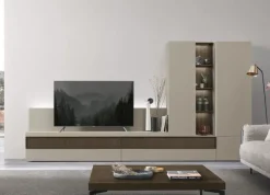 Tomasella Parete attrezzata in stile design At110 di a prezzo Outlet- Pareti Attrezzate