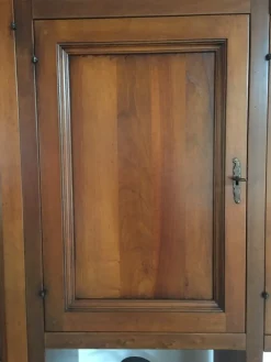 Hot Parete attrezzata in stile classico in legno Offerta Outlet Pareti Attrezzate