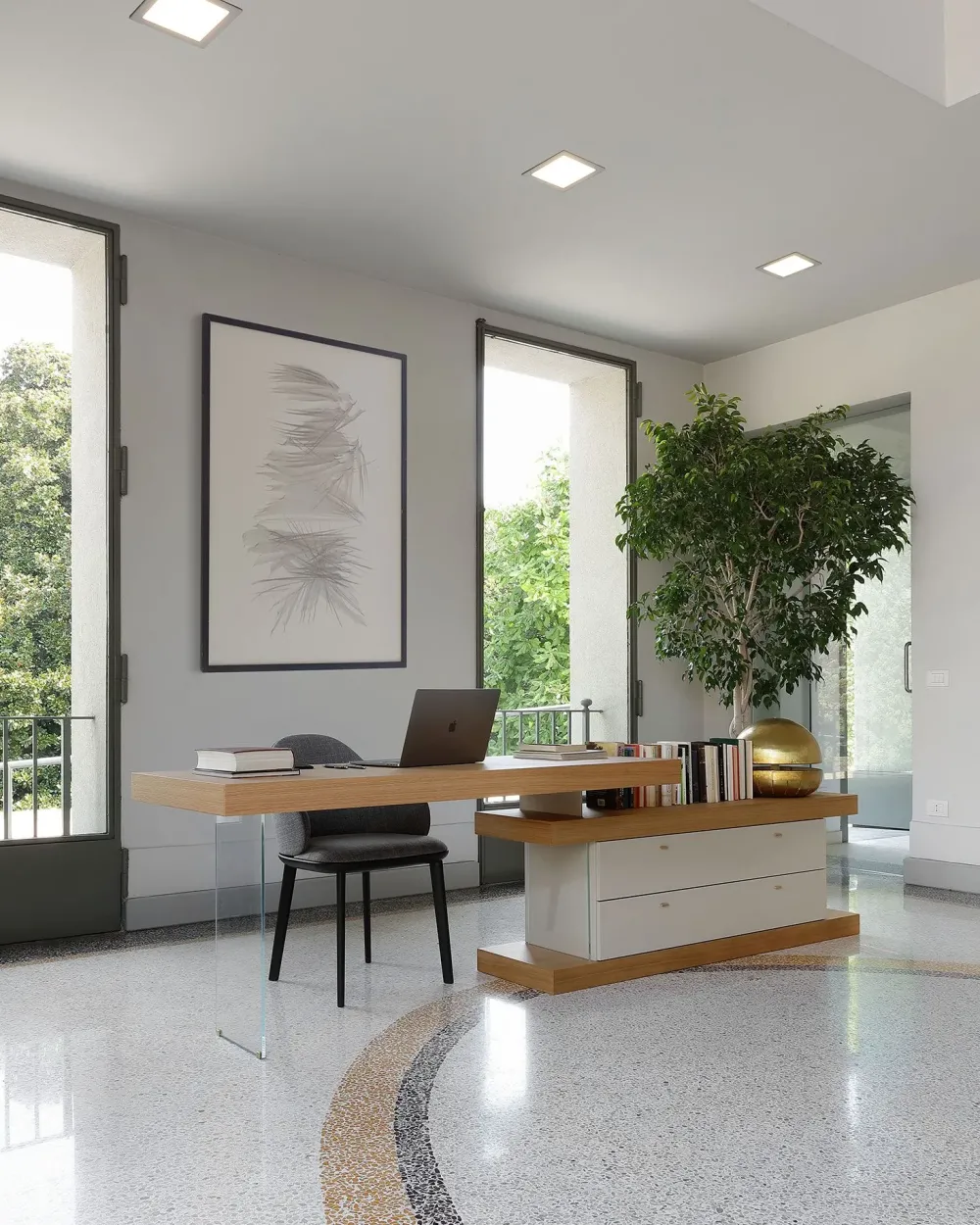 Parete attrezzata in stile design F2/fusion line 281 di a prezzo Outlet^Forme’s Sale