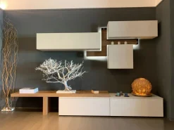 Outlet Parete attrezzata in stile moderna Atlante/tetris di a prezzo Outlet Pareti Attrezzate