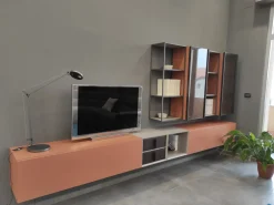 Clearance Parete attrezzata in stile moderno Day 06 - modulo di a prezzo Outlet Pareti Attrezzate