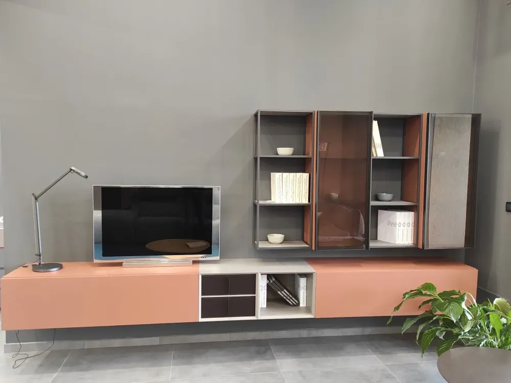 Clearance Parete attrezzata in stile moderno Day 06 - modulo di a prezzo Outlet Pareti Attrezzate