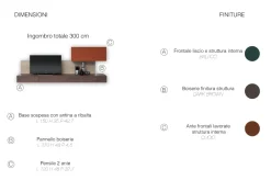 Parete attrezzata in stile design L- zero29 di a prezzo Outlet^Devina Nais Best