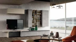 Parete attrezzata in stile moderno Qsm 632 di group in Offerta Outlet^Imab Hot