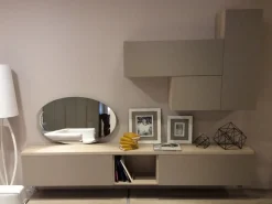 Parete attrezzata in stile moderno in laccato opaco Offerta Outlet^Artigianale Outlet