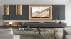 Parete attrezzata in stile design Martina di in Offerta Outlet^Artigianale