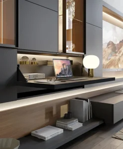 Parete attrezzata in stile design Martina di in Offerta Outlet^Artigianale