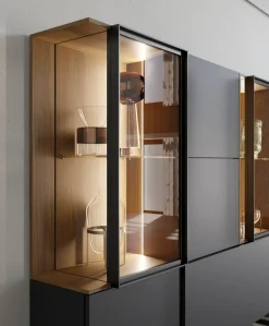 Parete attrezzata in stile design Martina di in Offerta Outlet^Artigianale