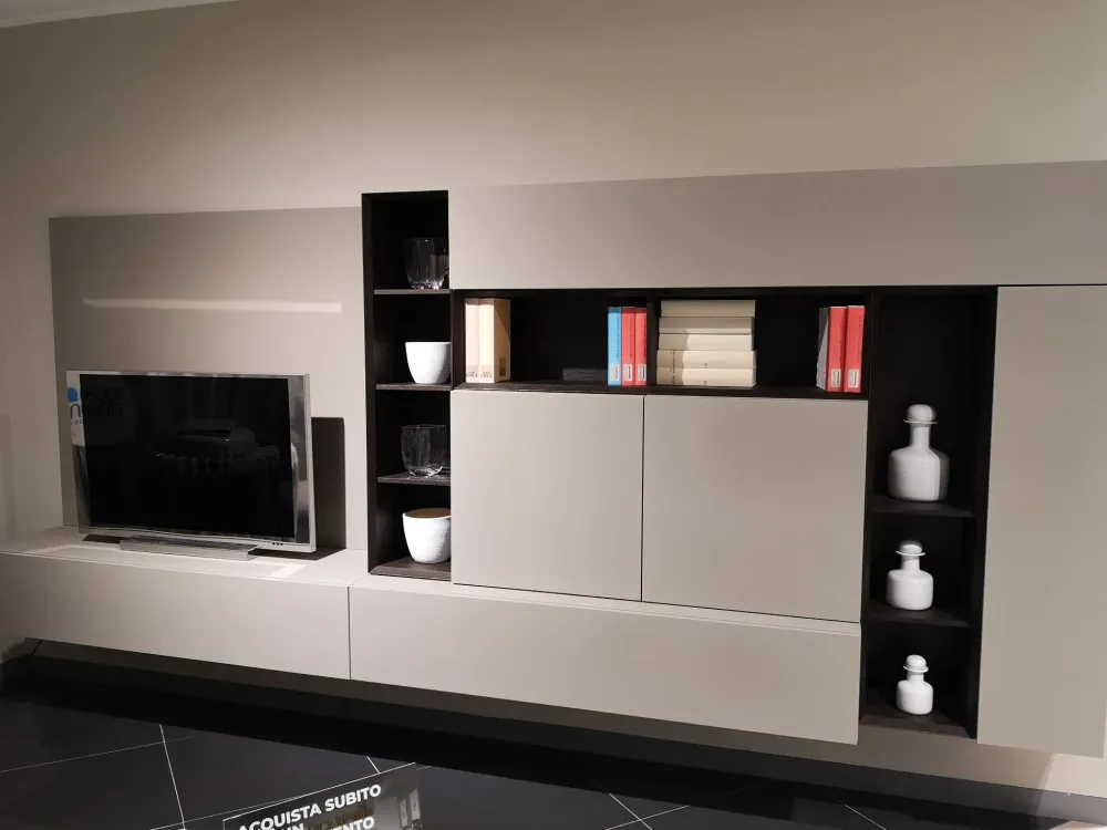 Clearance Parete attrezzata in stile moderno People di in Offerta Outlet Pareti Attrezzate