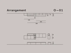 NovaMobili Parete attrezzata in stile design in legno Offerta Outlet- Pareti Attrezzate