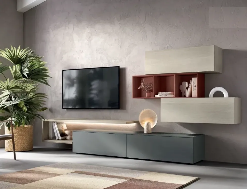 Hot Parete attrezzata Kosmos 104 di scontata del 25% Pareti Attrezzate