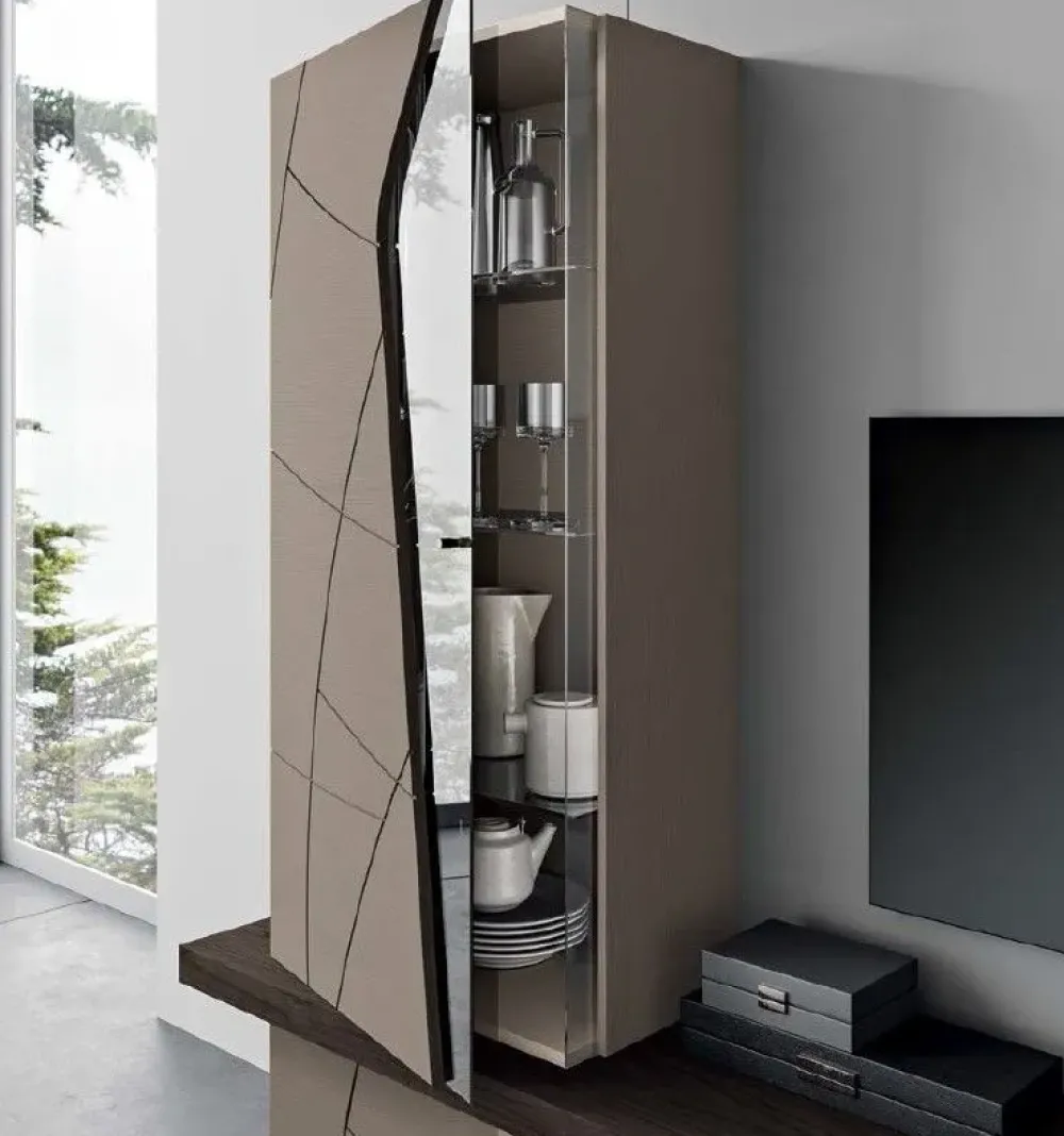 Parete attrezzata Lapis di in OFFERTA OUTLET^Spar Clearance