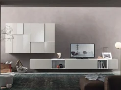 Parete attrezzata L5c07 della firma con un ribasso esclusivo^Sangiacomo Outlet