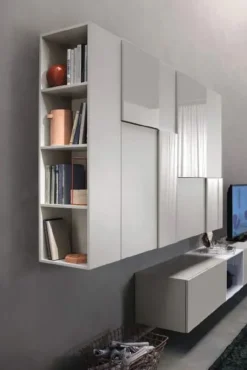 Parete attrezzata L5c07 della firma con un ribasso esclusivo^Sangiacomo Outlet