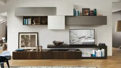 Sangiacomo Parete attrezzata L6c20 in stile moderna a prezzo ribassato- Pareti Attrezzate