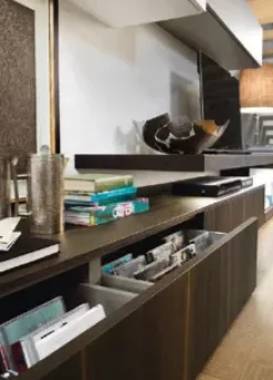 Sangiacomo Parete attrezzata L6c20 in stile moderna a prezzo ribassato- Pareti Attrezzate