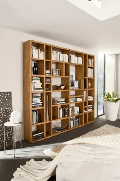 Clearance Parete attrezzata Libreria legno massello del marchio con uno sconto esclusivo Pareti Attrezzate