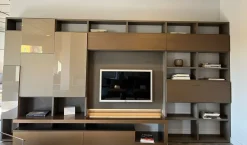 Sangiacomo Parete attrezzata Libreria modo di in OFFERTA OUTLET- Pareti Attrezzate