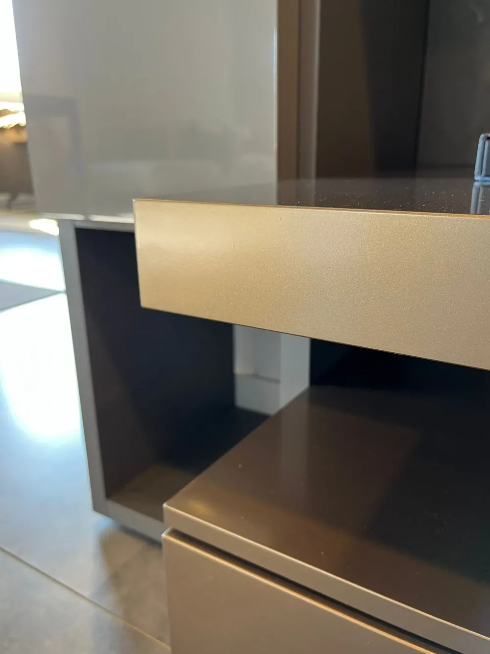 Sangiacomo Parete attrezzata Libreria modo di in OFFERTA OUTLET- Pareti Attrezzate