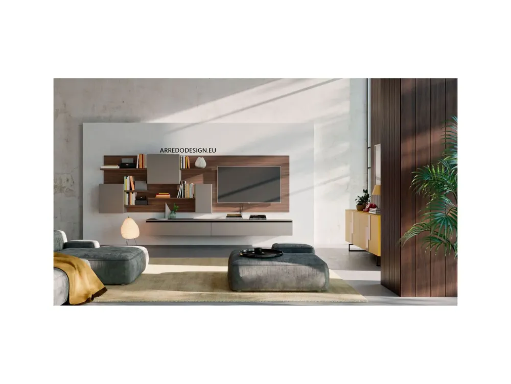 Sale Parete attrezzata Light composizione 2 di scontata del 30% Pareti Attrezzate