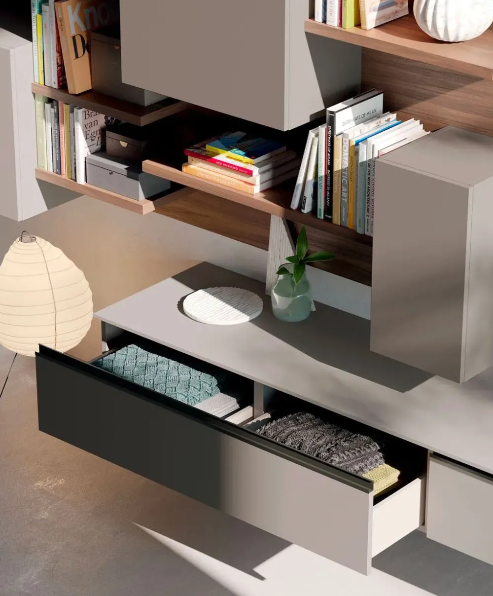 Sale Parete attrezzata Light composizione 2 di scontata del 30% Pareti Attrezzate