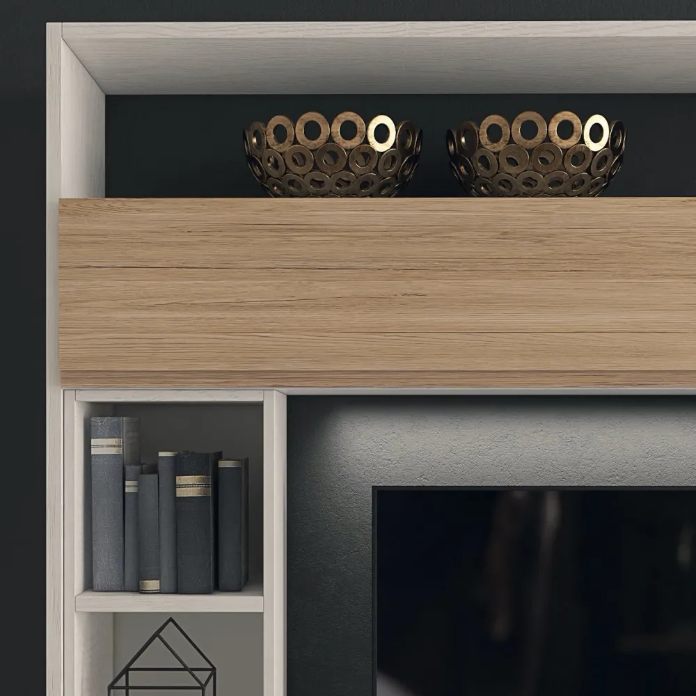 Collezione esclusiva Parete attrezzata Lions linea oak 7 della marca con uno sconto esclusivo- Pareti Attrezzate