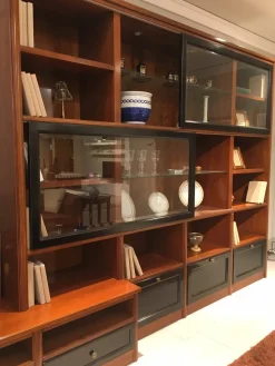 Parete attrezzata Living in legno in Offerta Outlet^Piombini Sale