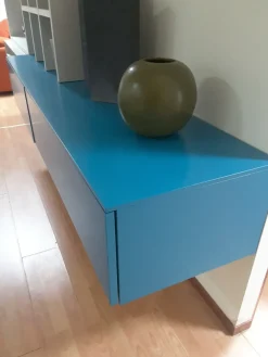 Clearance Parete attrezzata Living system di scontata del 70% Pareti Attrezzate