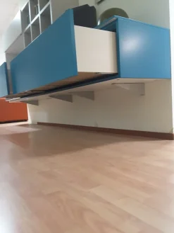 Clearance Parete attrezzata Living system di scontata del 70% Pareti Attrezzate