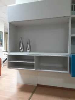 Clearance Parete attrezzata Living system di scontata del 70% Pareti Attrezzate