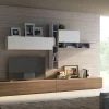 Parete attrezzata Living 582 in stile moderno a prezzo ribassato^Giessegi New