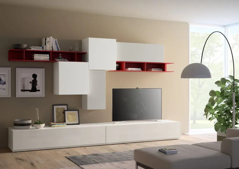 Sale Parete attrezzata Living 579 di in OFFERTA OUTLET Pareti Attrezzate