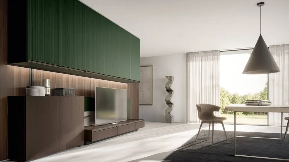 Discount Parete attrezzata Location 04 della marca con un ribasso esclusivo Pareti Attrezzate